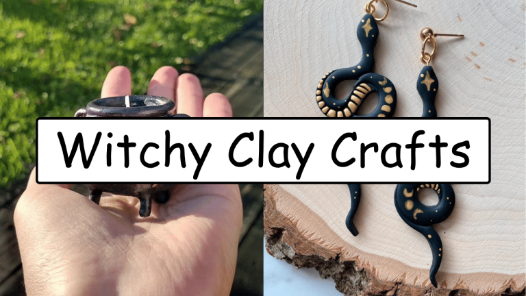 witchy clay crafts