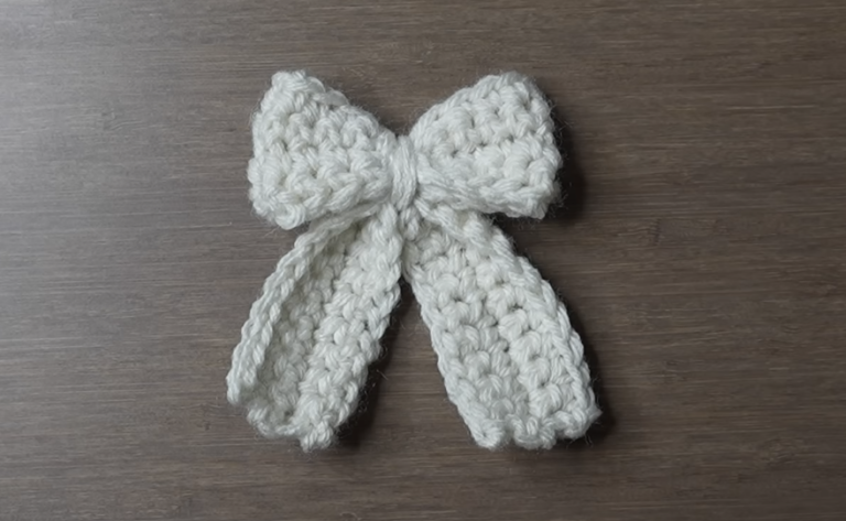 crochet bow tutorial
